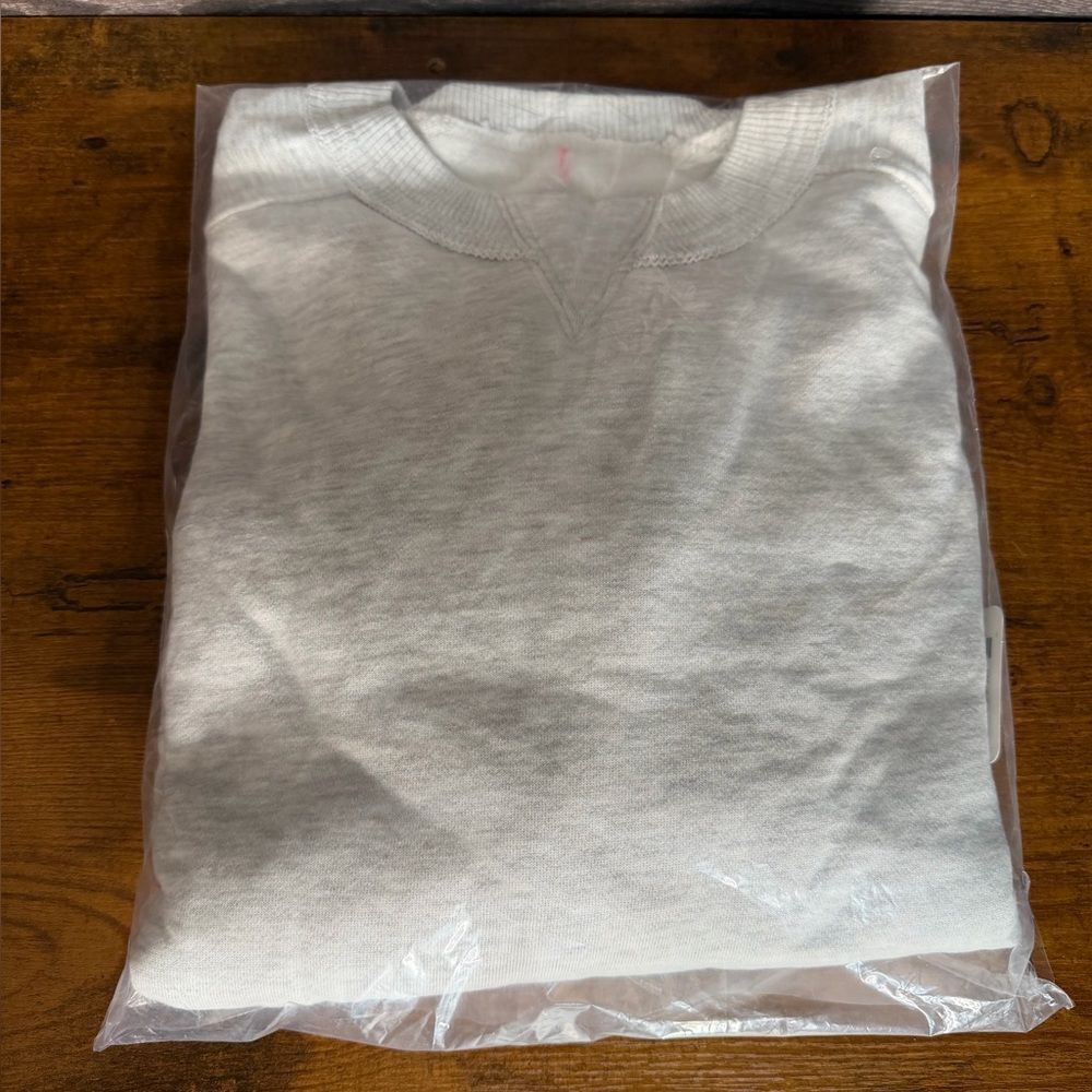 Free People Movement Intercept Pullover in White Heather Gray. Size XSmall. NWT! - Picture 5 of 9